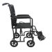 Steel Transport Chair with Fixed Full Arms