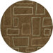 Sensations Geometric Brown Rug