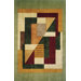 New Wave Green Multi Rug