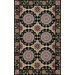 Suzani Hook Black Rug