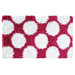 Polkamania Raspberry/White Kids Rug