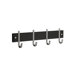 Beslagsboden 3.12" Quadruple Coat and Hat Rack