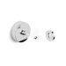 Outline Retractable Clothing Line in Polished Chrome