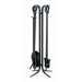 4 Piece Wrought Iron Fire Tool Set