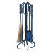 4 Piece Wrought Iron Fire Tool Set