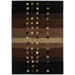 Contours Cascades Chocolate Rug