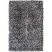 Elementz Fettuccine Silver/Black Rug