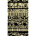 Italia Black/Beige Stripe Rug