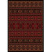 Radiance Crimson Aztec Mosaic Rug