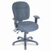 Wrigley Series Mid-Back Multifunction Chair with Gray Upholstery
