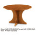 Valencia Series 41.38" Round Table Top