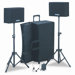 Portable Wireless Powered Speaker Voice Projector Kit, Black