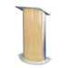 Hardrock Maple Lectern with Satin Anodized Aluminum