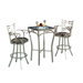 New Rochelle 3 Piece Bar Height Pub Set