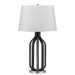 Cage Metal Table Lamp in Black/Brushed Steel