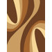 Torino Brown Swirls Rug