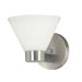 Maxwell  Wall Sconce in Brushed Steel
