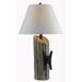 Cole One Light Table Lamp in Wood Grain