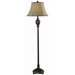Contessa One Light Floor Lamp in Bronzed Gold