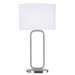 Duet Table Lamp in Brushed Steel