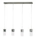 Cylinder 4 Light Kitchen Island Pendant