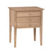 Wood End Table