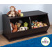 Double Storage Unit in Espresso