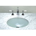 Undermount Oval Glass Vessel Sink