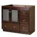 Modular Shaker 36" Bathroom Vanity Cabinet with Glass Door