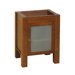 Devon - 23inches Wood cabinet w/single frost glass door