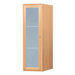 Shaker - 18inches Linen hutch cabinet w/frosted glass door