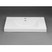 32" Ceramic Rectangle Bathroom Sink with Overflow