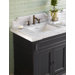 73" x 22" Torino Stone Top with Double Undermount Sink Cutouts