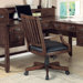 SBH Mid-Back Leather Swivel Office Chair