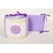 Lavender Butterfly Crib Bumper