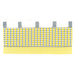 Argyle Yellow Window Valance