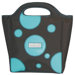 Nylon Insulated Lunch Pod in Bubbles Blue