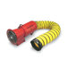 DC 40182 Horse Power Axial Blower With 12 Volt DC Electric Motor And 15' Cord With Alligator Clips