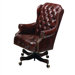 High-Back Leather Executive Chair with Arms