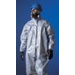 CPF2 Gray Coverall With Elastic Wrists And Ankles And Bound Seams Size Medium