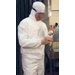 White Tyvek&reg; Isoclean� Coveralls With Serged Seams, Front Zipper Closure And Elastic Wrists And Ankles