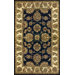 Taj Palace Navy/Ivory Kashan Rug