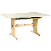 Art Planning Table with Book Compartments
