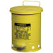 Yellow Oily Waste Cans - 6 gallon yellow oily waste can