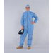 Blue PREVAIL� Coveralls With Zipper Front And Elastic Wrists, Ankles, Hood And Boots (25 Per Case)