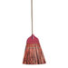 Metal Cap Brooms - brown polypro metal-capupright broom