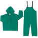 Dominator 2-Piece Rain Suits Dominator  .42Mm  Pvc/Nylon/Pvc  Suit 2 Pc Green: 611-3882X5 - dominator  .42mm  pvc/nylon/pvc  suit 2 pc green