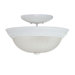 Melon 15" 3 Light Semi Flush Mount