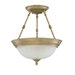 Melon 3 Light Semi Flush Mount