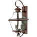 23" Oula Outdoor  Wall Lantern in Aged Copper